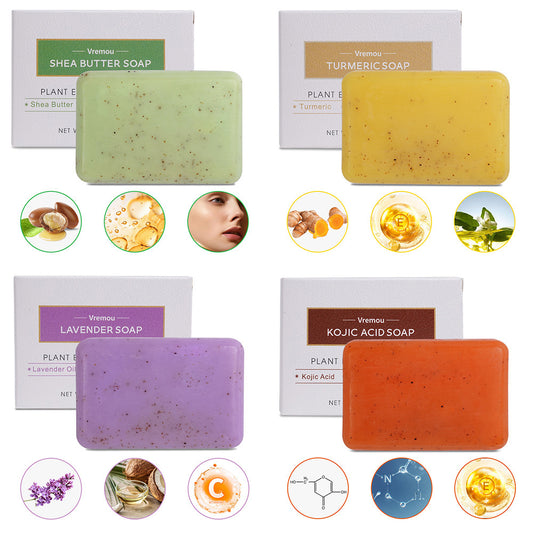 Ginger Kojic Acid Soap Lavender Milk Wood