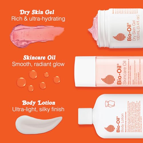 Bio-Oil Skincare Body Oil Serum, Face and Body Moisturizer with Vitamin E & A, for Scars, Stretch Marks, Sensitive Skin, All Skin Types, Dermatologist Recommended, Non-Comedogenic, 2 Oz