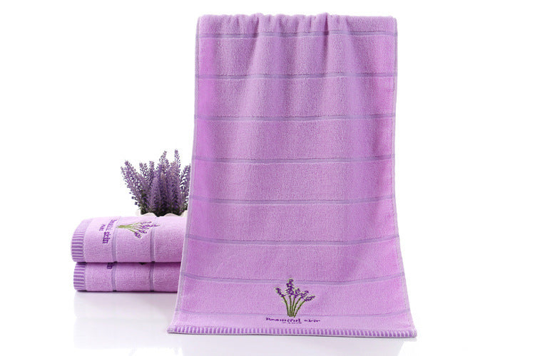 32 Strands Of Lavender Scented Cotton Towel