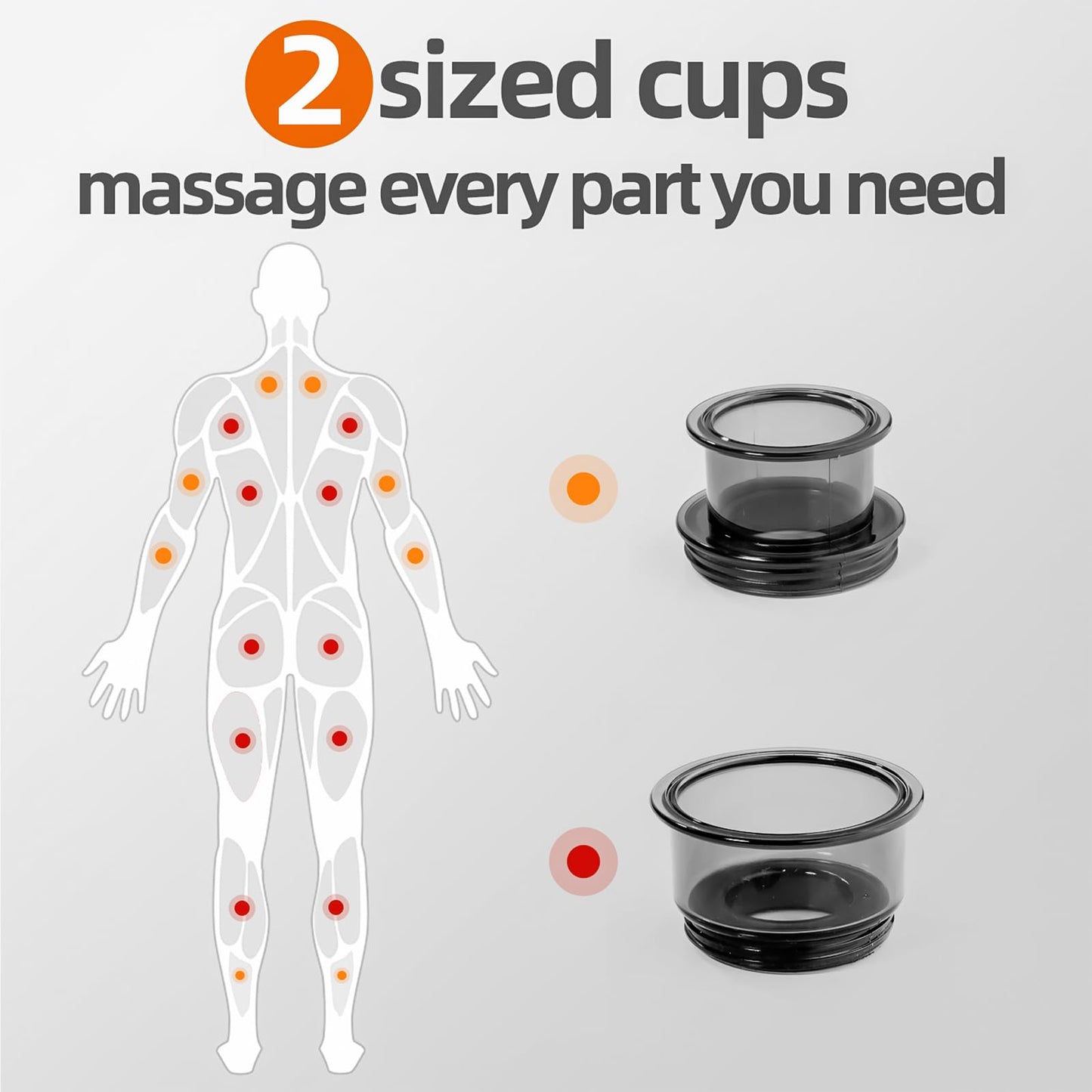 5-in-1 Smart Dynamic Cupping Therapy Set with Red Light, Cupping Kit for Massage Therapy, Electric Cupping Device with 20 Level Temperature and Suction for Back Muscle Soreness (Red)