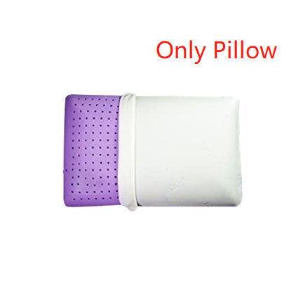 Lavender Essential Oil Memory Cotton Breathable Ventilation Punching Bread Pillow