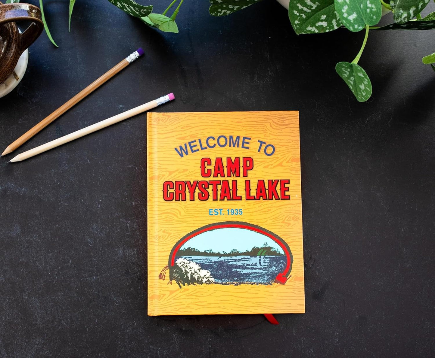 Friday The 13th "Welcome To Camp Crystal Lake" Hardcover Journal Notebook With Lined Paper | Notepad Journal, Stationery Paper | 6 x 8 Inches