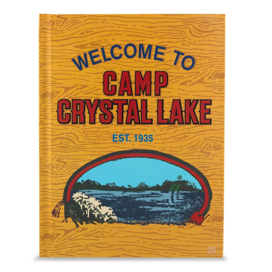 Friday The 13th "Welcome To Camp Crystal Lake" Hardcover Journal Notebook With Lined Paper | Notepad Journal, Stationery Paper | 6 x 8 Inches