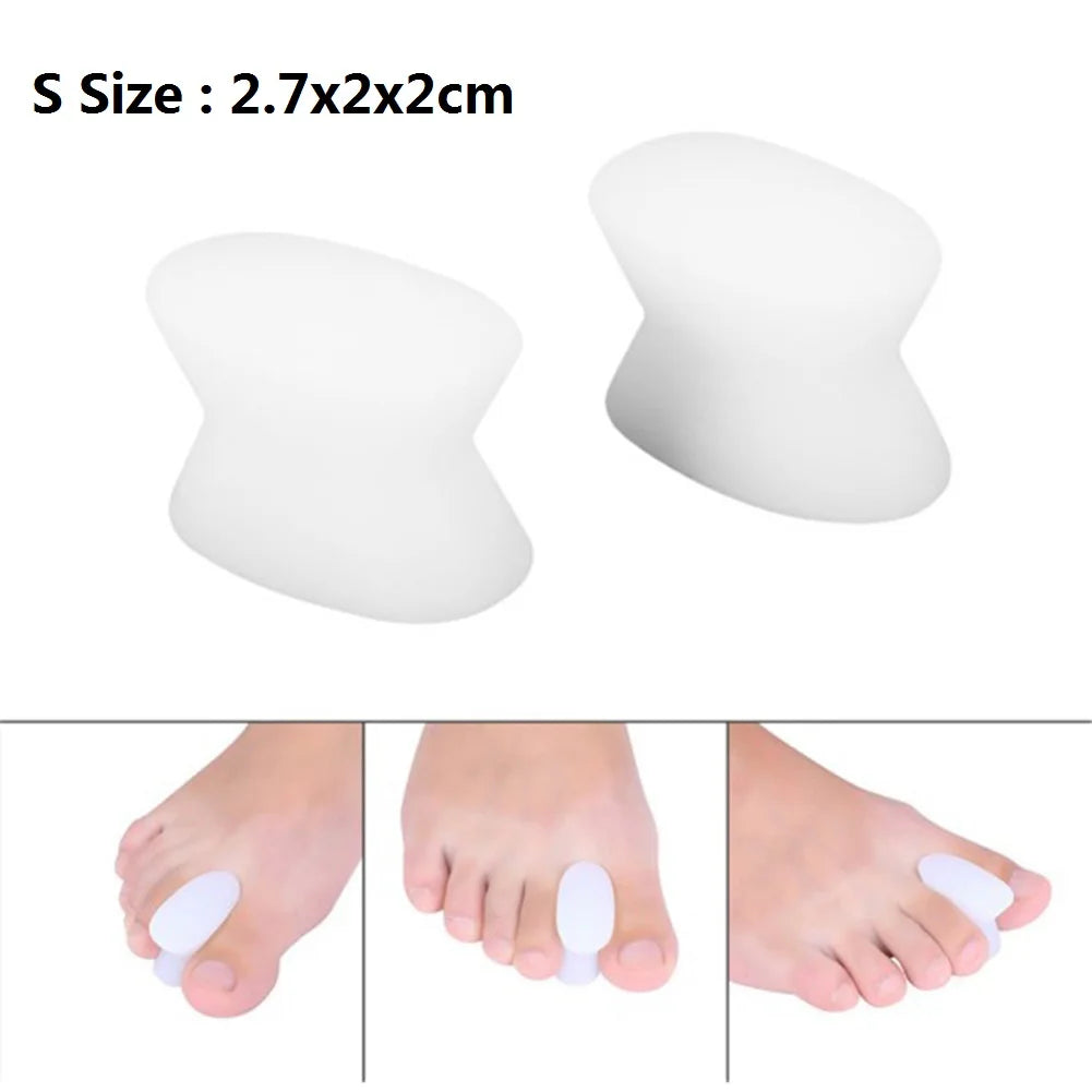 1 Pair Silicone Bone Toe Separator Feet Care Thumb Orthotics Foot Care Tools