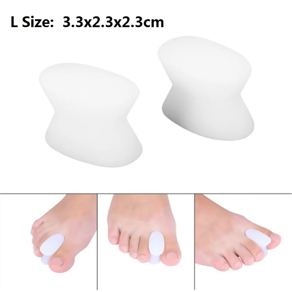 1 Pair Silicone Bone Toe Separator Feet Care Thumb Orthotics Foot Care Tools