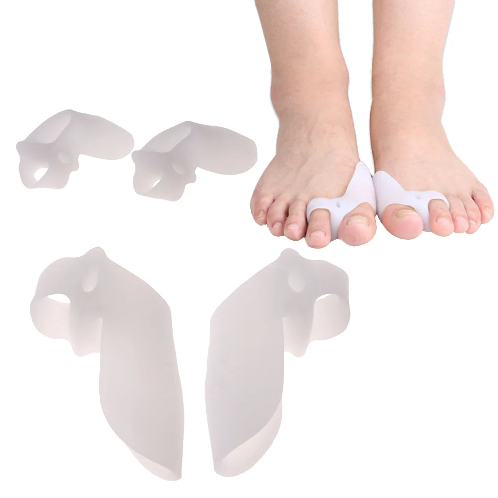 1 Pair Silicone Bone Toe Separator Feet Care Thumb Orthotics Foot Care Tools