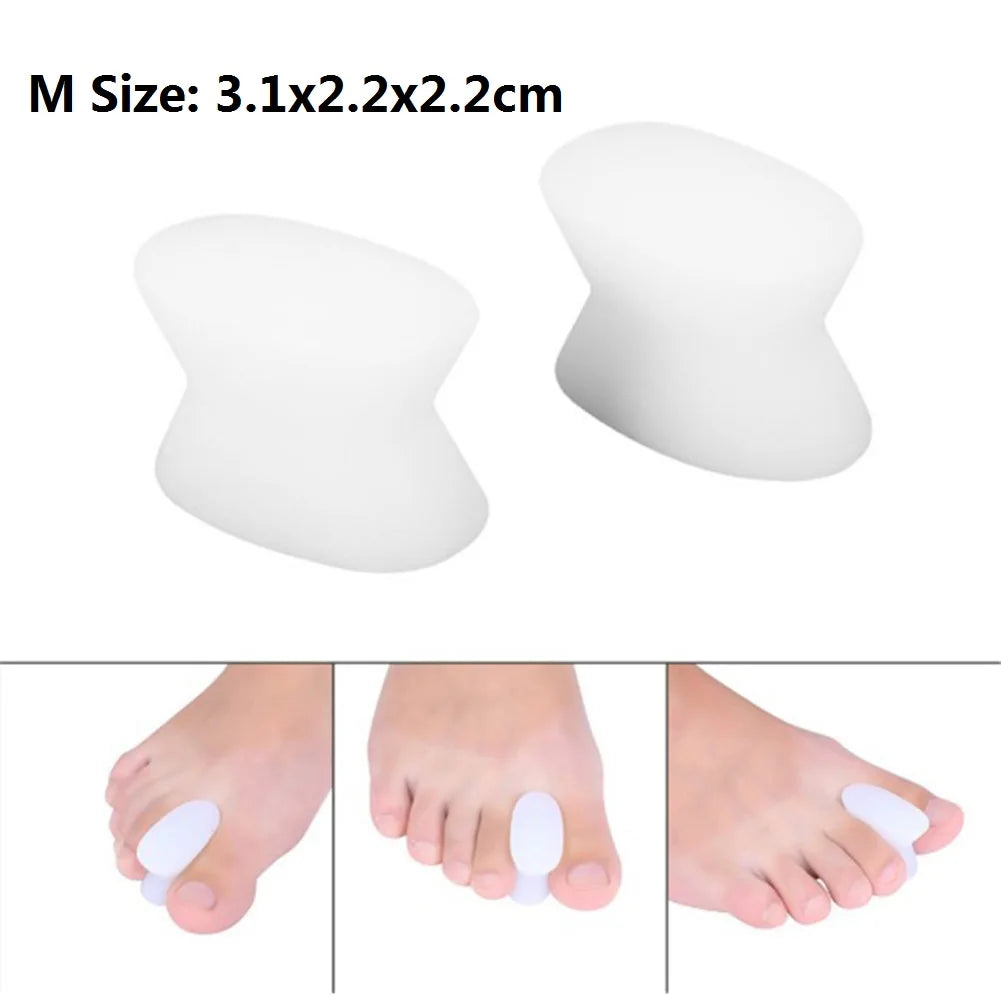 1 Pair Silicone Bone Toe Separator Feet Care Thumb Orthotics Foot Care Tools