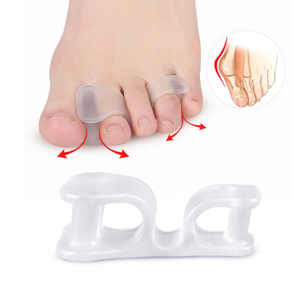 1 Pair Silicone Bone Toe Separator Feet Care Thumb Orthotics Foot Care Tools