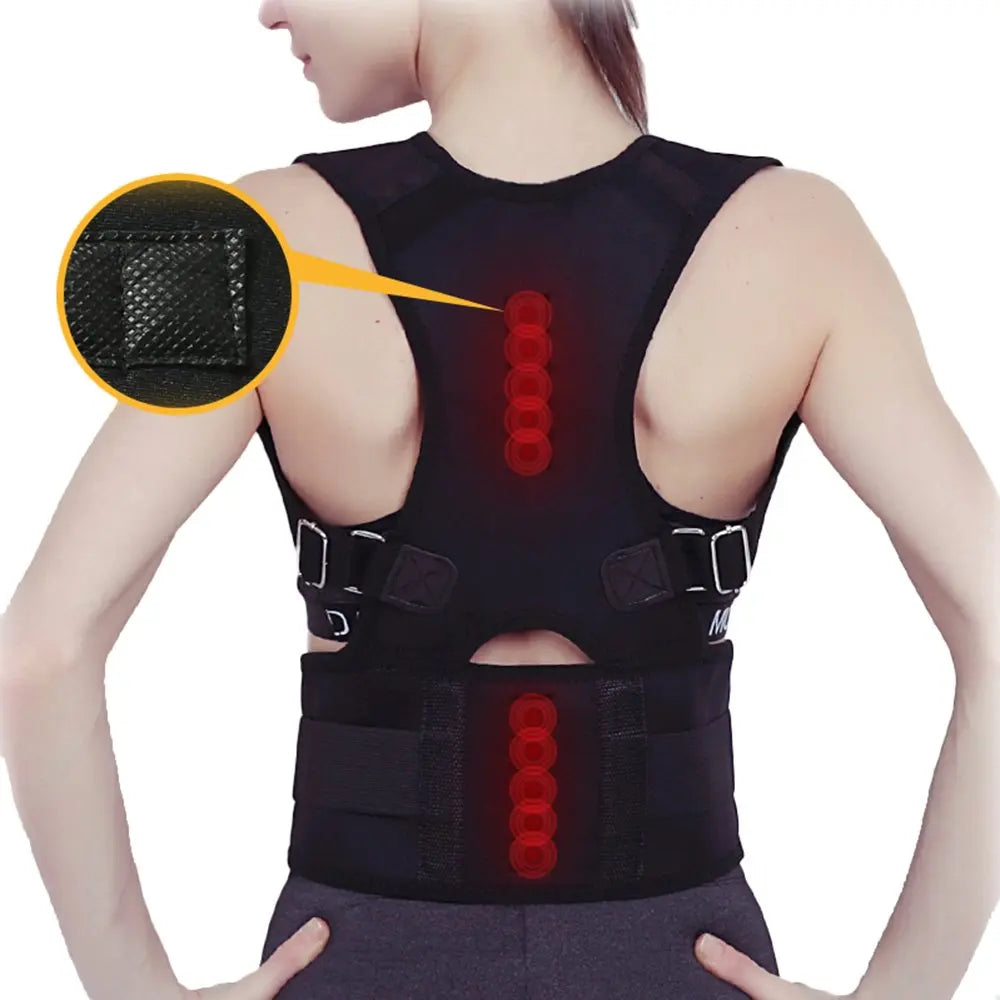 Posture Corrector Magnetic Therapy Brace Shoulder Supports Belt Shoulder Posture