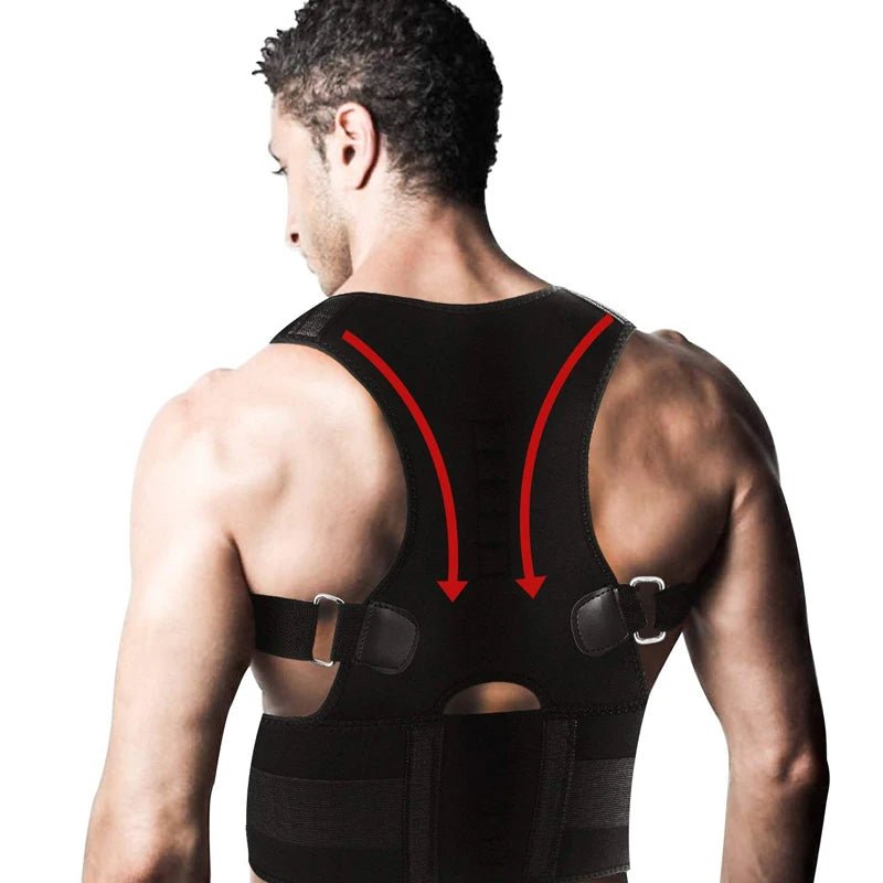 Posture Corrector Magnetic Therapy Brace Shoulder Supports Belt Shoulder Posture