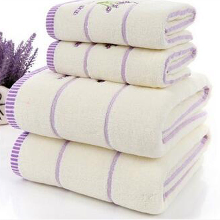 32 Strands Of Lavender Scented Cotton Towel