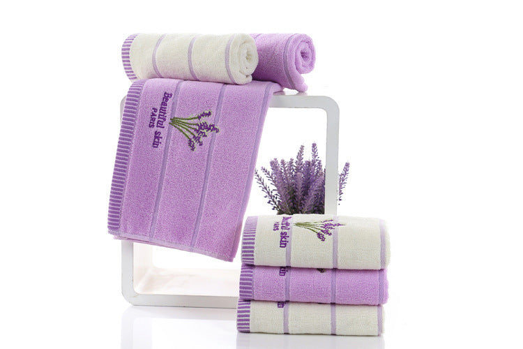 32 Strands Of Lavender Scented Cotton Towel