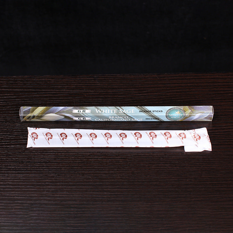 White Salvia Officinalis White Sage Aromatherapy Incense Joss-stick